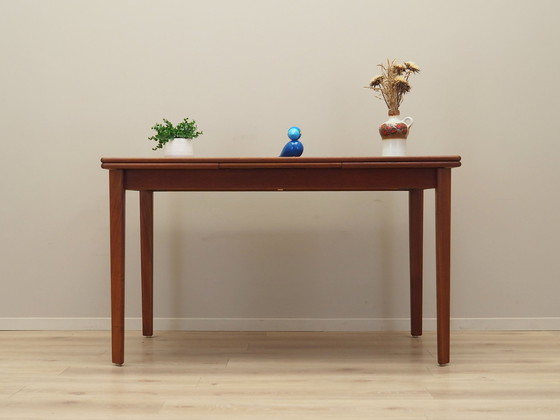 Image 1 of Teakhouten tafel, Deens ontwerp, 1970S, Productie: Denemarken