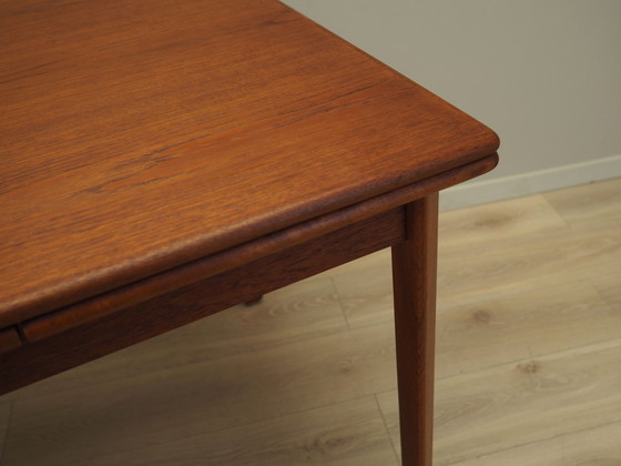 Image 1 of Teakhouten tafel, Deens ontwerp, 1970S, Productie: Denemarken