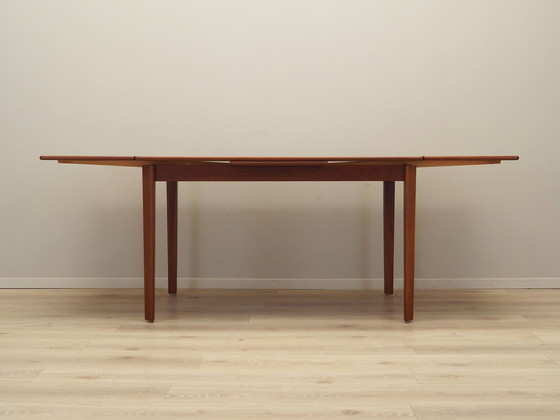 Image 1 of Teakhouten tafel, Deens ontwerp, 1970S, Productie: Denemarken