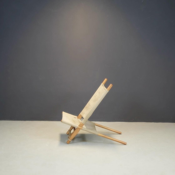 Image 1 of Saw of zaag stoelVintage Saw chair by Ole ontwerp Gjerlov Knudsen voor Cado, Denmark dated around 1958.