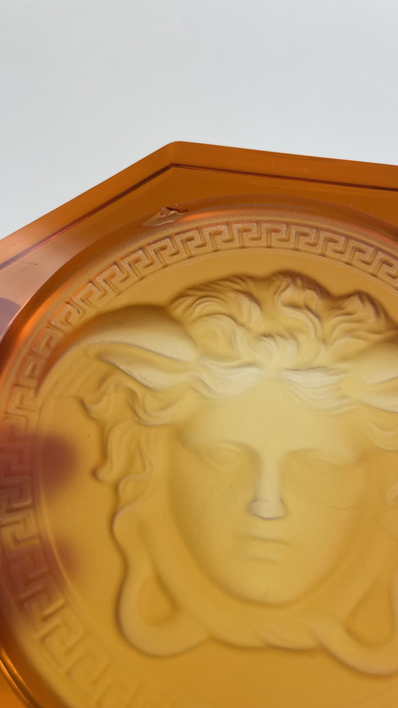 Image 1 of Rosenthal Versace presse-papier kristal Medusa Lumière