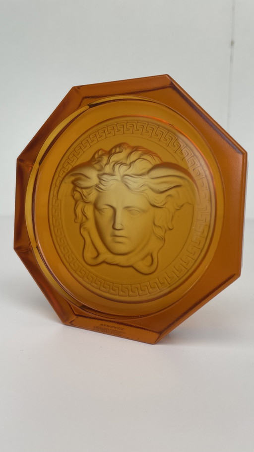 Rosenthal Versace presse-papier kristal Medusa Lumière