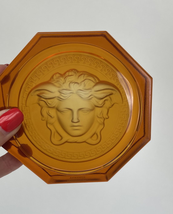 Image 1 of Rosenthal Versace presse-papier kristal Medusa Lumière