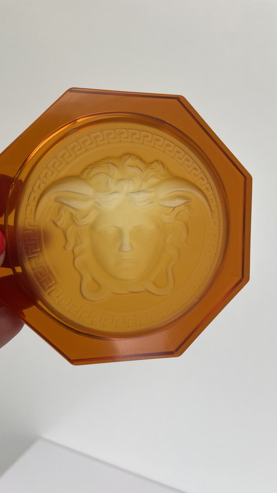 Image 1 of Rosenthal Versace presse-papier kristal Medusa Lumière