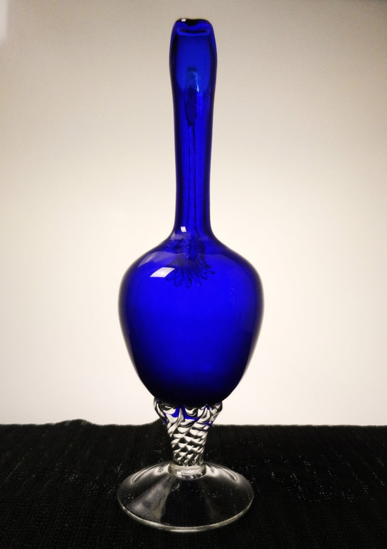 Image 1 of Murano "Tre Fuochi" Karaffe Vase Design "Cenedese"!