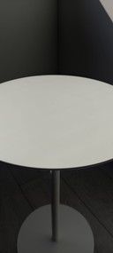 Moderne Witte Bijzettafel Staal