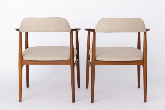 Image 1 of 4 Teakhouten Vintage Fauteuils 1970S - Deens ontwerp