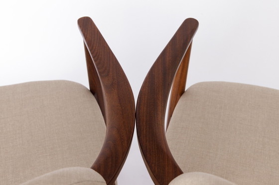 Image 1 of 4 Teakhouten Vintage Fauteuils 1970S - Deens ontwerp