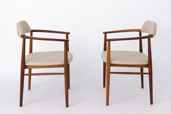 Image 1 of 4 Teakhouten Vintage Fauteuils 1970S - Deens ontwerp