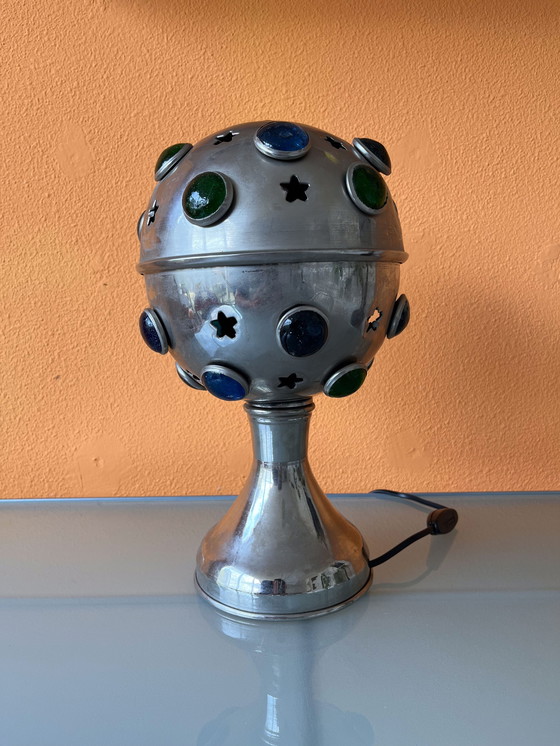 Image 1 of Vintage Space Age Spoetnik Oosterse lamp tafellamp