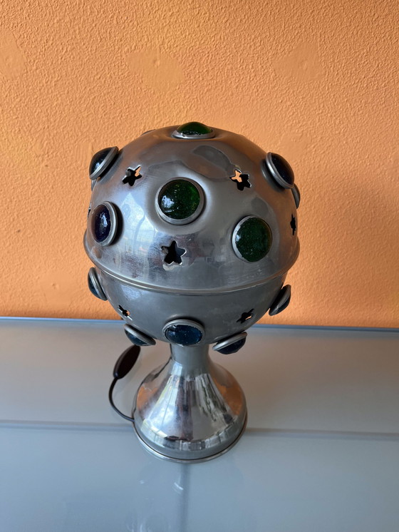 Image 1 of Vintage Space Age Spoetnik Oosterse lamp tafellamp