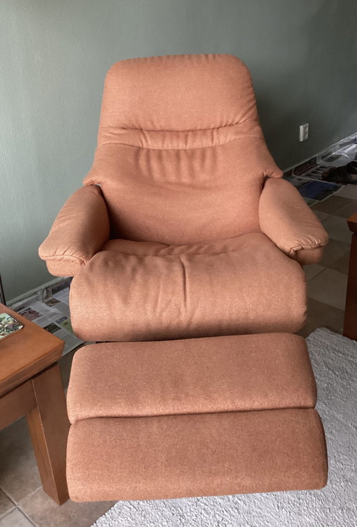 Relaxstoel Stressless Sunrise +Accu Stof 981579 Californië 56 Saffron