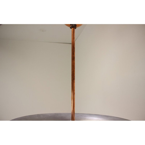 Image 1 of Vintage UFO kroonluchter in metaal en koper van Josef Hurka voor Napako, Tsjecho-Slowakije 1930