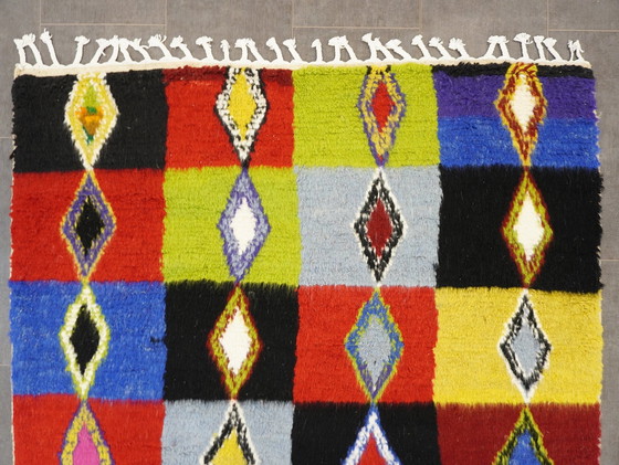 Image 1 of Berber Vloerkleed - 249 Cm X 156 Cm - Gekleurde Wol