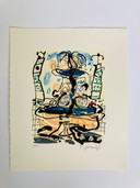 Kees Salentijn - De fontein litho