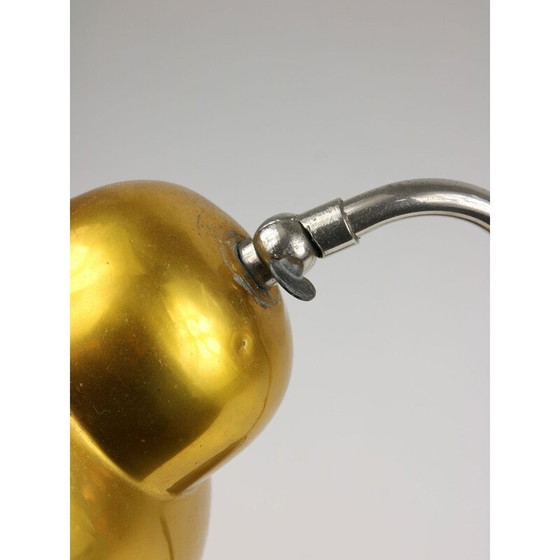 Image 1 of Paar vintage aluminium en chromen tafellampen