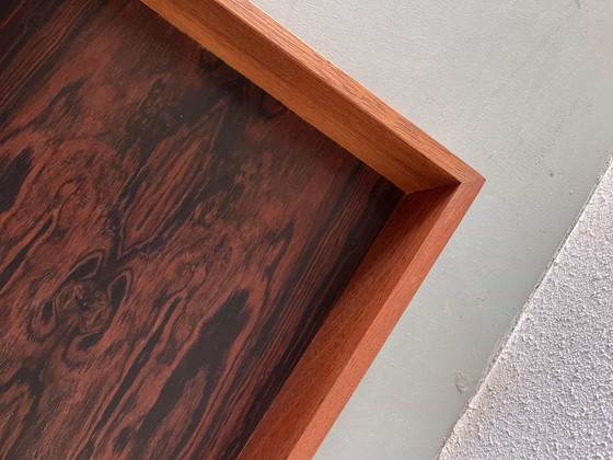 Image 1 of 3x Vintage palissander opbergbakken- organisers