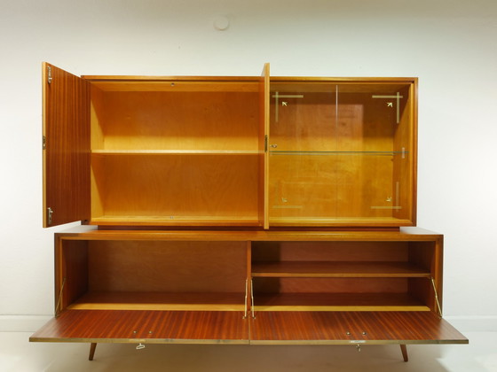 Image 1 of Vintage highboard, woonkamer kast, jaren 60, Duitsland