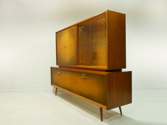 Image 1 of Vintage highboard, woonkamer kast, jaren 60, Duitsland