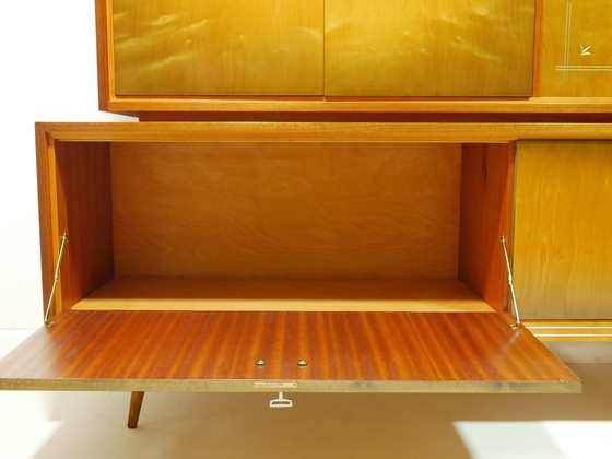 Image 1 of Vintage highboard, woonkamer kast, jaren 60, Duitsland