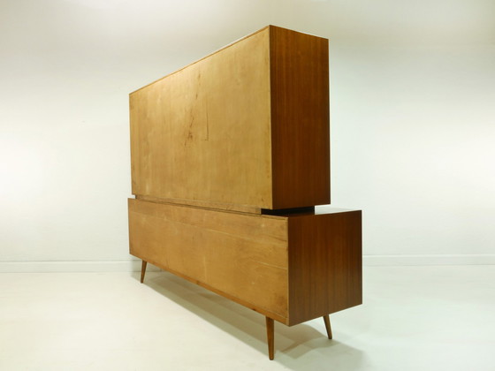 Image 1 of Vintage highboard, woonkamer kast, jaren 60, Duitsland