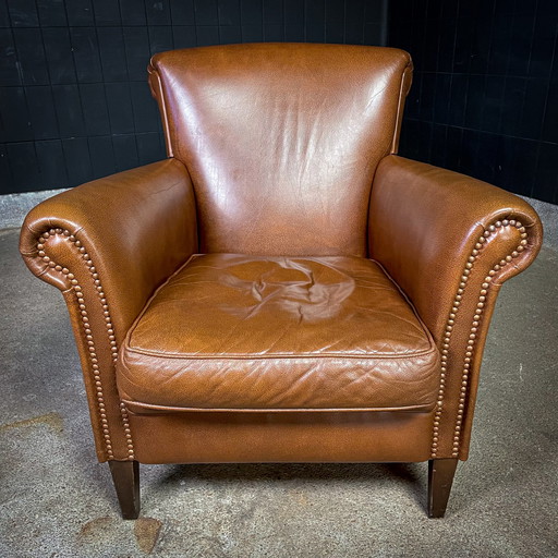 Vintage Skai Leren Fauteuil