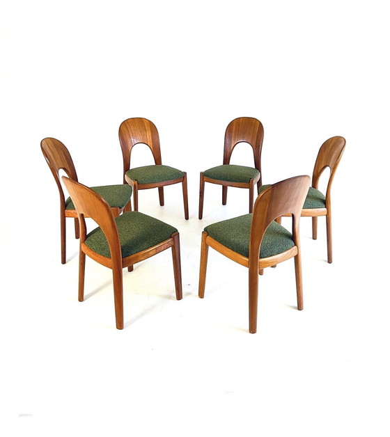 Image 1 of 6X Gerestaureerde Morten Chair, Niels Koefoed