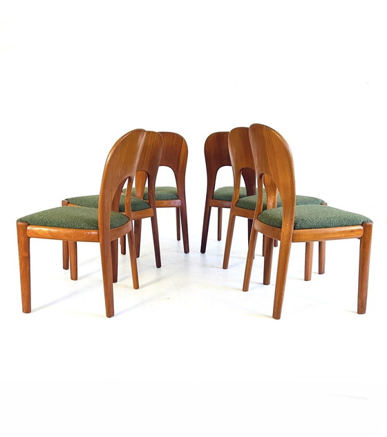 Image 1 of 6X Gerestaureerde Morten Chair, Niels Koefoed