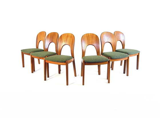 Image 1 of 6X Gerestaureerde Morten Chair, Niels Koefoed