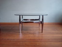 Knut Hesterberg Glas en Chroom Salontafel