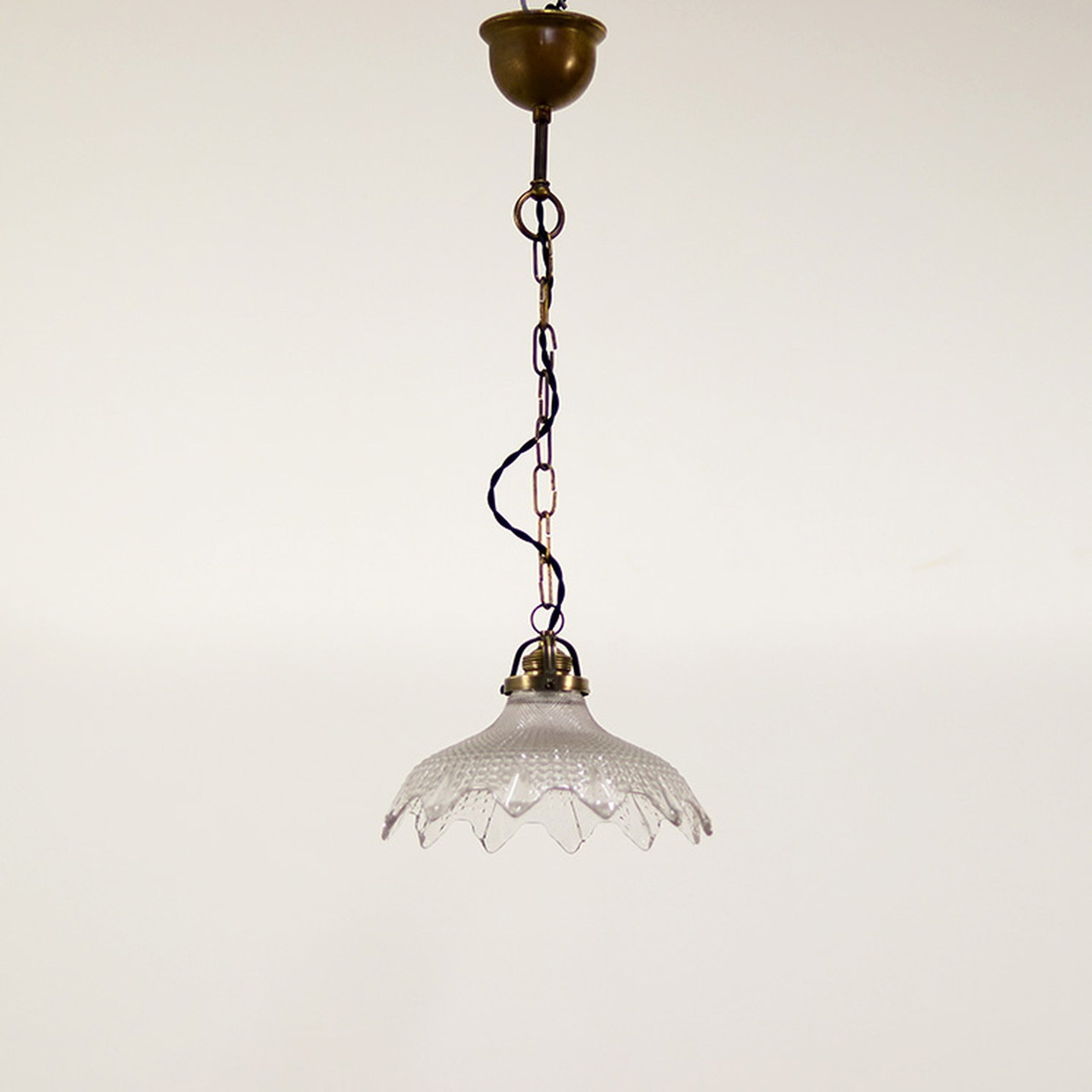 Art Deco Holophane Hanglamp