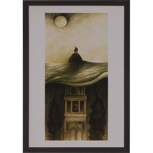 Schilderij "Future Foundations" van Gabriele Bonelli, Italië 2018