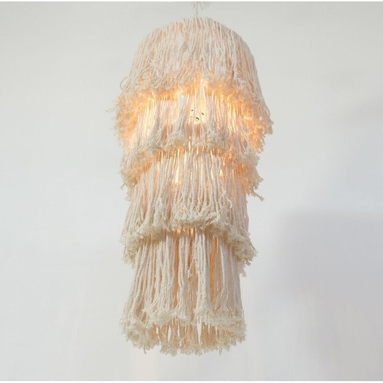 Image 1 of Vintage macramé lampenkap, Mexico