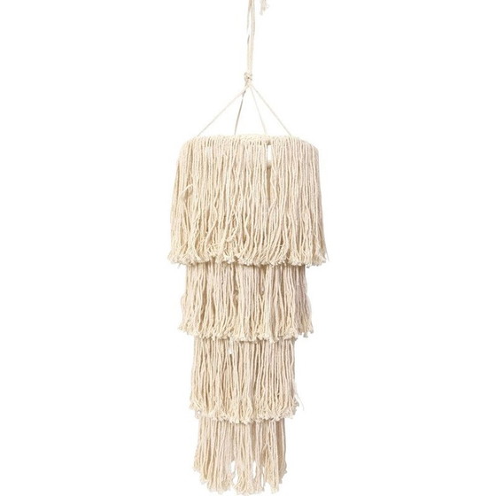 Image 1 of Vintage macramé lampenkap, Mexico