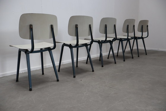 Image 1 of 5x Friso Kramer Ahrend De Cirkel Opstand Stoelen T.H. Delft