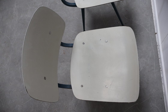 Image 1 of 5x Friso Kramer Ahrend De Cirkel Opstand Stoelen T.H. Delft