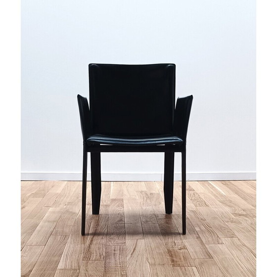 Image 1 of Margot vintage stoel in dik leer met armleuningen van Cattelan Italia