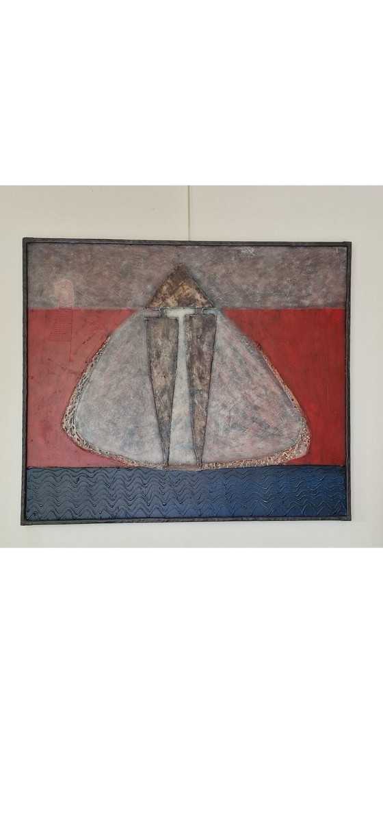 Image 1 of Dualiteit' Schilderij Geert de Bruin 2001
