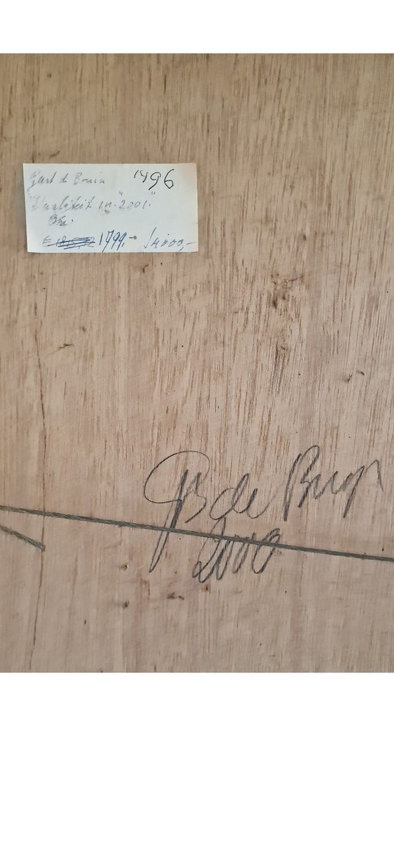 Image 1 of Dualiteit' Schilderij Geert de Bruin 2001