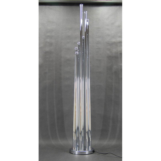 Image 1 of Vintage verchroomde vloerlamp van Goffredo Reggiani, 1970