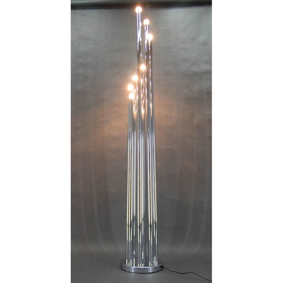 Image 1 of Vintage verchroomde vloerlamp van Goffredo Reggiani, 1970