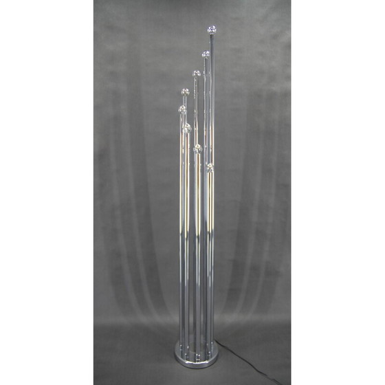 Image 1 of Vintage verchroomde vloerlamp van Goffredo Reggiani, 1970