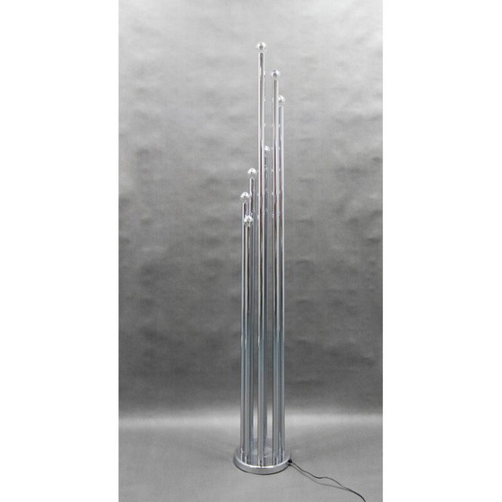 Image 1 of Vintage verchroomde vloerlamp van Goffredo Reggiani, 1970