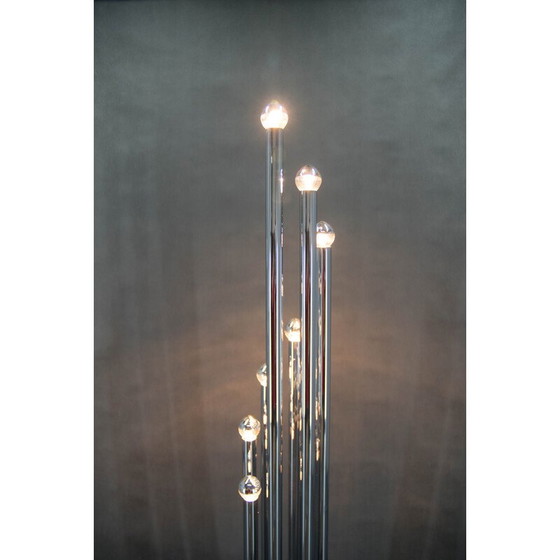 Image 1 of Vintage verchroomde vloerlamp van Goffredo Reggiani, 1970