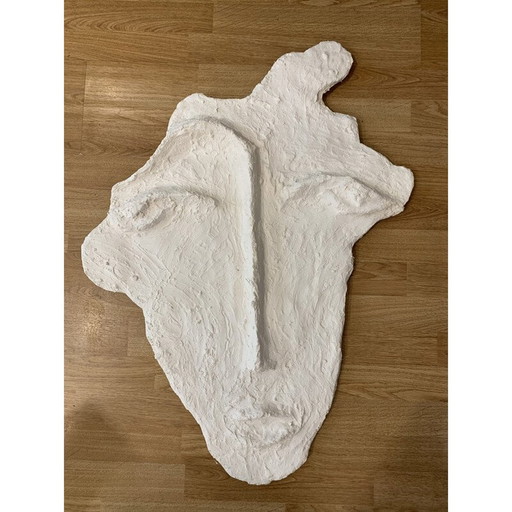 Vintage gezichtssculptuur van Philippe Valentin