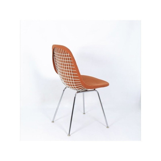 Image 1 of Paar vintage "Dkx 1 Wire Chair" stoelen van Charles en Ray Eames voor Herman Miller, 1952