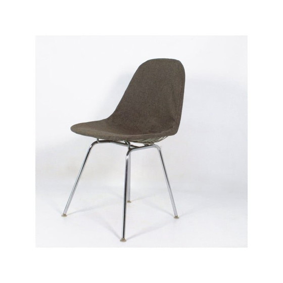 Image 1 of Paar vintage "Dkx 1 Wire Chair" stoelen van Charles en Ray Eames voor Herman Miller, 1952