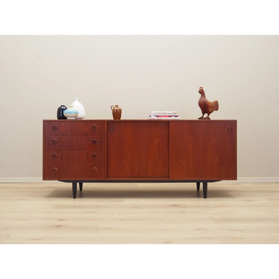 Image 1 of Vintage teakhouten dressoir, Denemarken 1970