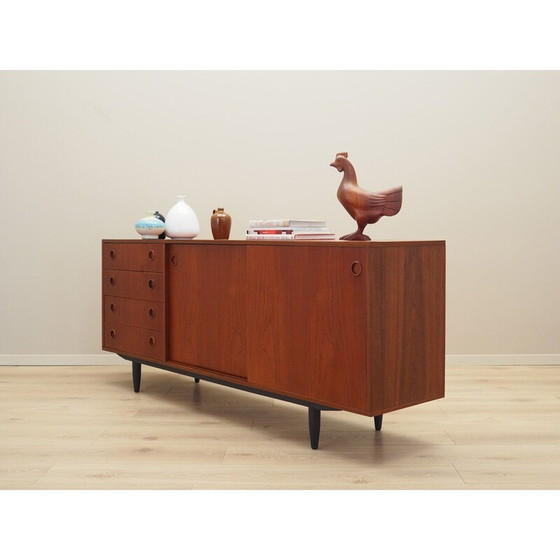 Image 1 of Vintage teakhouten dressoir, Denemarken 1970