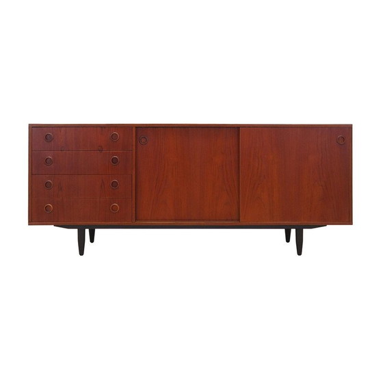 Image 1 of Vintage teakhouten dressoir, Denemarken 1970
